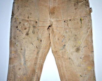 Vintage 1990s Carhartt Double Knee Work Pants Size 38 X 32 90s