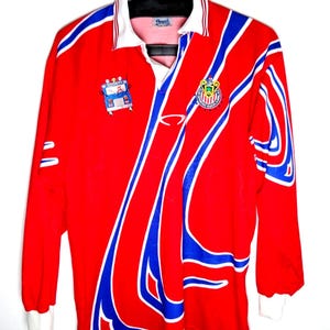Vintage Chivas Guadalajara Soccer Jersey XL / Long Sleeve Red