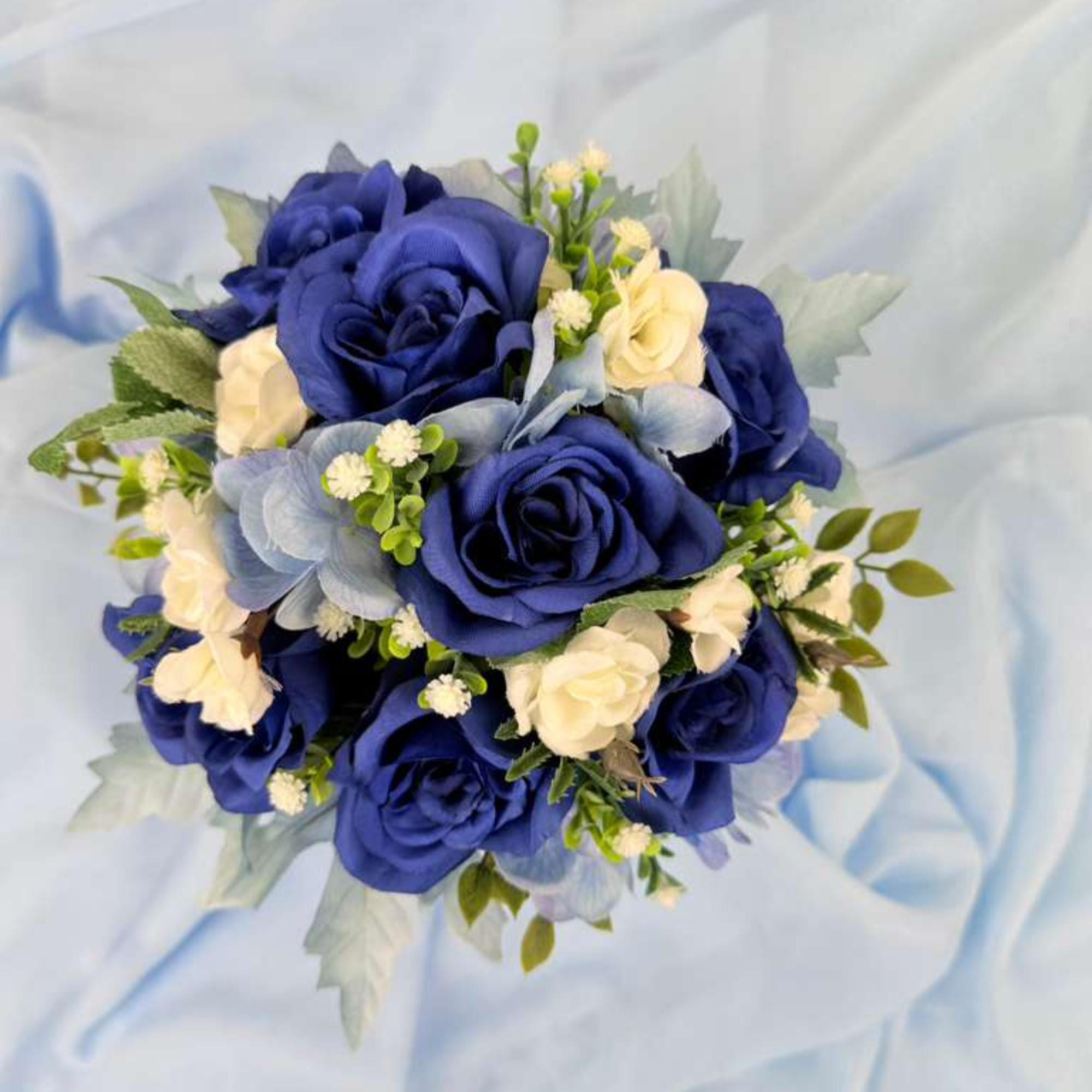 Royal Blue Rose Bouquet