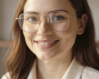 Personalized Lens Engraving Prescription Glasses: Fashion RX Eyeglasses