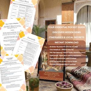 Itinerario de viaje a Marrakech: guía local auténtica (descarga en PDF)