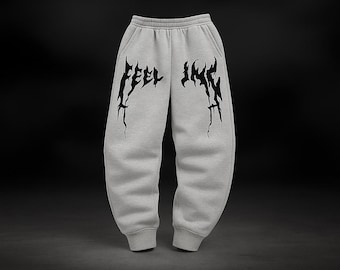 Lightning Blaze Sweatpants, Warm Anime-Inspired Joggers, Baggy Sweatpants Men Women, Heavyweight Cotton Joggers, Gym Streetwear
