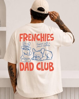Comfort Colors® Personalized Frenchies Dad Club Shirt, French Bulldog Shirt, Dog Lovers Ts