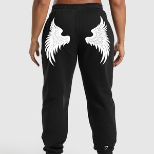 Angel Wings Sweatpants - Etsy