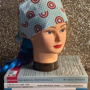 Ladies Scrub cap Captain America