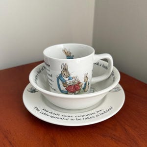 Wedgewood Peter Rabbit Set - Etsy