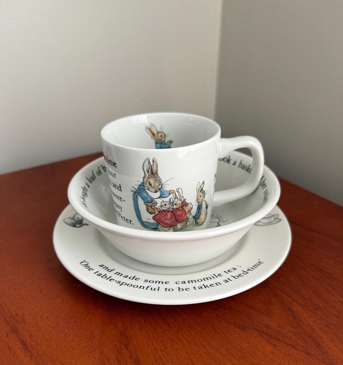 Vintage Peter Rabbit Plate - Etsy