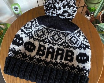 custom footy beanies