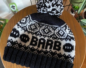 Custom made Beanie - Any Team Sport or Any Graphic you can think of!