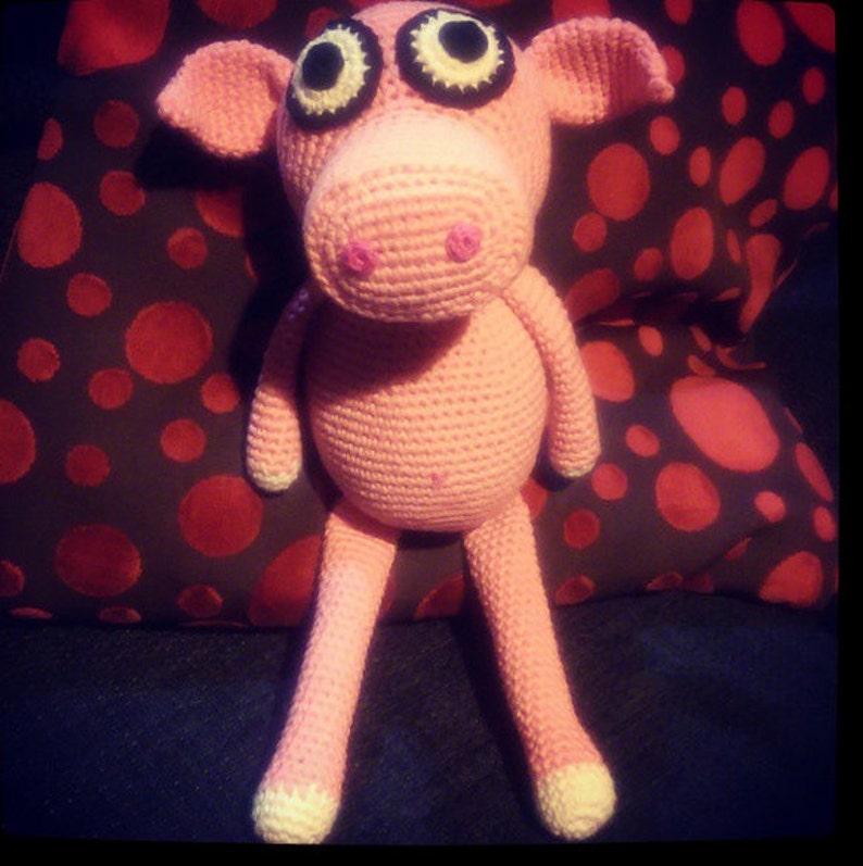 Cute Crochet Pig Pattern image 2
