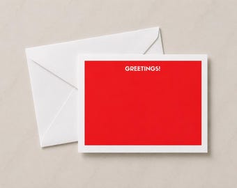 Greetings! Note Set