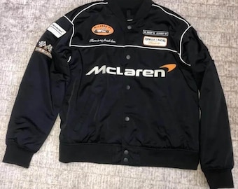 McLaren Formula 1 Racing Jacket, Fully Customized F1 Bomber Jacket for Men, Women and Kids, Personalized Motorsport Fan Jacket