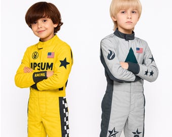 Tuta da corsa personalizzata di Formula 1, guanti e passamontagna gratuiti