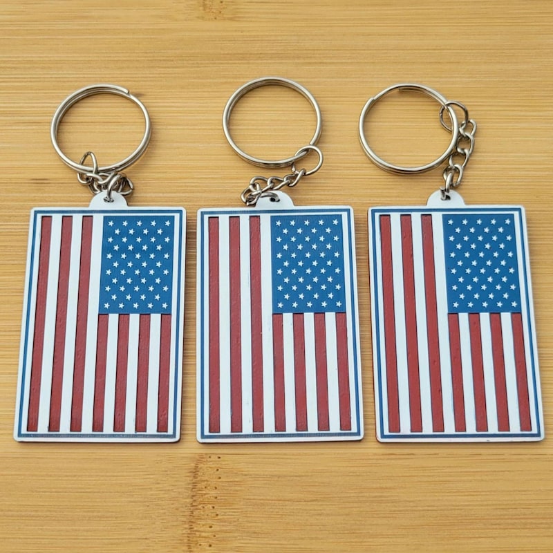 Flag Keychain - Etsy