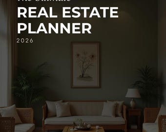 El planificador inmobiliario definitivo: archivo digital descargable e imprimible