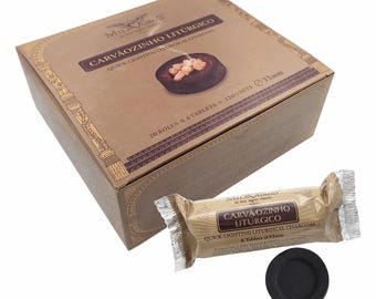 Quick Light Charcoal Tablets for Resin Incense | Liturgical Charcoal Discs for Incense, Altar
