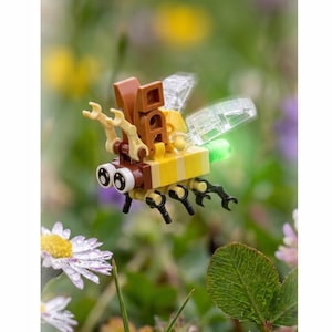 Build-A-Bug: Kit de construcción de luciérnagas, set educativo de bloques de construcción de insectos.