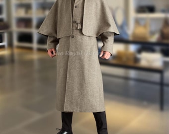 Harris Tweed Greatcoats and Inverness Coats - Etsy