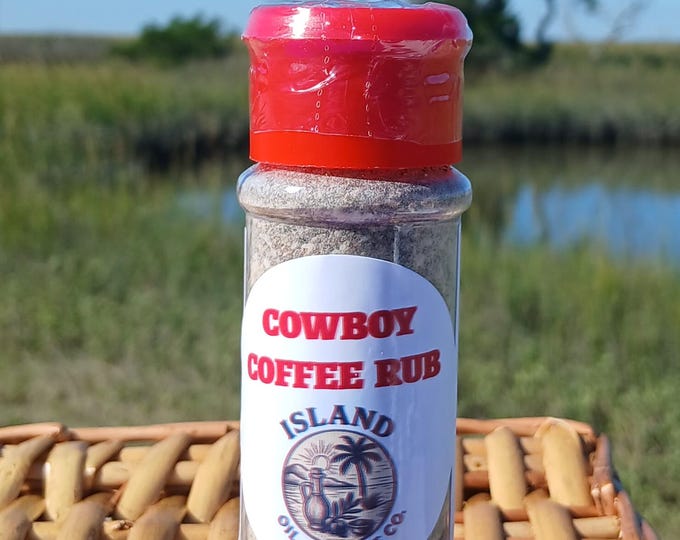 Cowboy Coffee Rub Seasoning Mix – 3.3 oz Bottle