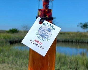 Spicy Sriracha Oil – Bold Heat Infusion (148mL) 5 fl oz. Infused Oil