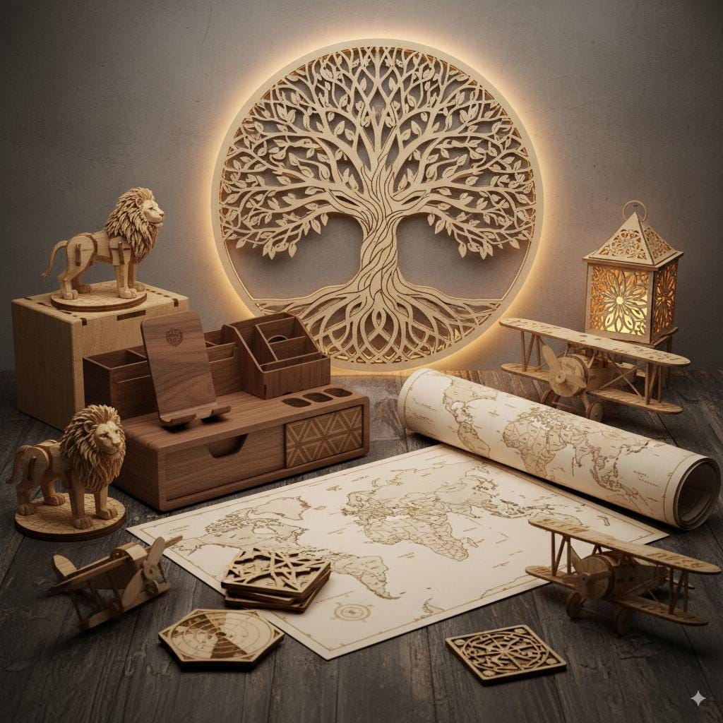 5000+ Laser Cut Files Bundle Svg Dxf AI Eps CDR | Mega CNC Files Pack ...