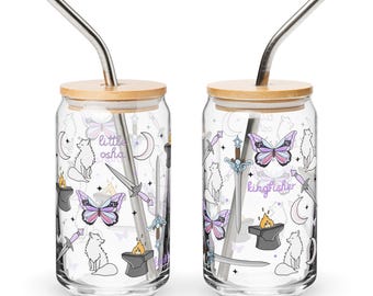 Romantasy Glass Tumbler: Iced Coffee Glass Cup