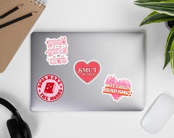 Smut Reader Sticker Pack | Spicy Bookish Sticker Set