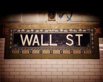 Wall Street Subway, Photography, New York City, NYC, Wall St, City, Urban Photography, Finance, Money, Prosperity, Wealth