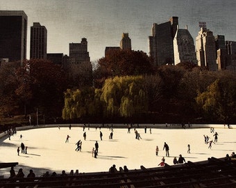 Vintage Wolman Rink New York City, Central Park, NYC, Ice, Snow, Winter, Fall, Cold, Rink, Trump, Urban, Oasis, Fun, Family, Children