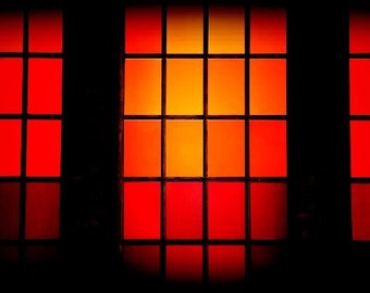 Warm Tones, Photography, Free US Shipping, Photo, Fine Art, Orange, Red, Hot, Warm, Windows