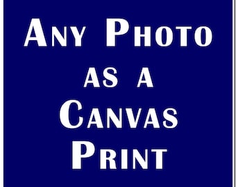 Any Photo Printed on Canvas & Stretched Gallery Wrap, photography, art, home decor, interior design