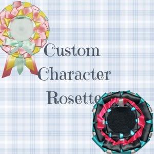 Large custom character rosette for ita bags