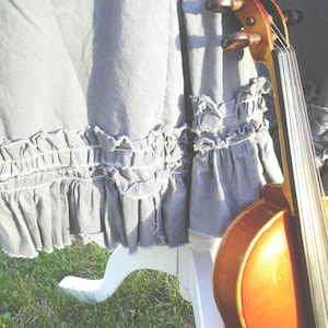 Symphony No.1,shabby victorian,pirate, bobo hippie, wide leg capris, cute bloomers, adult, period style, cottage raw edge ruffled gauchos