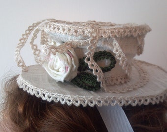 glamping tea garden party victorian boho mini top hat