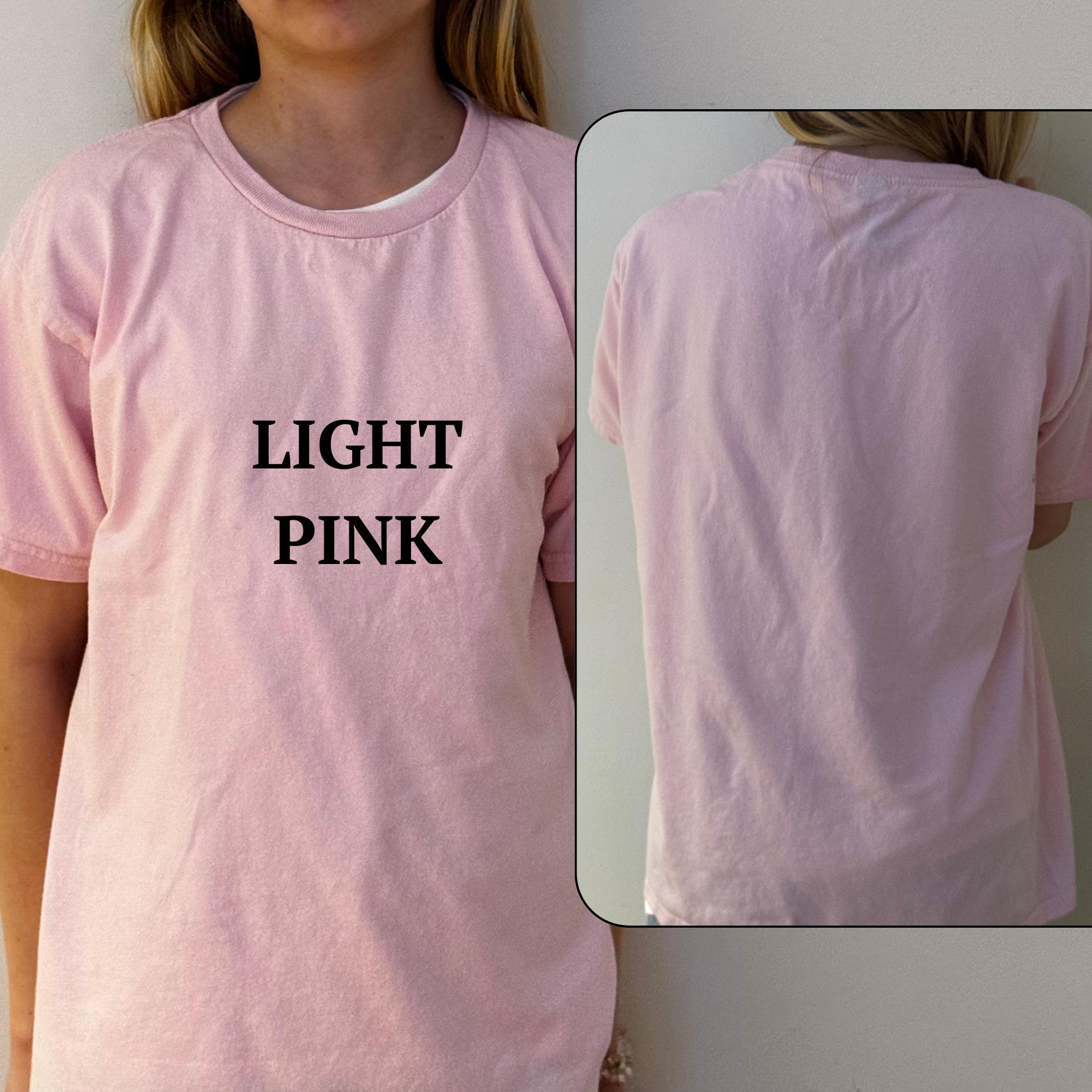 Gildan 5000B Youth T-shirt Mockup LIGHT PINK 5 PNG Real Mockups, Front ...