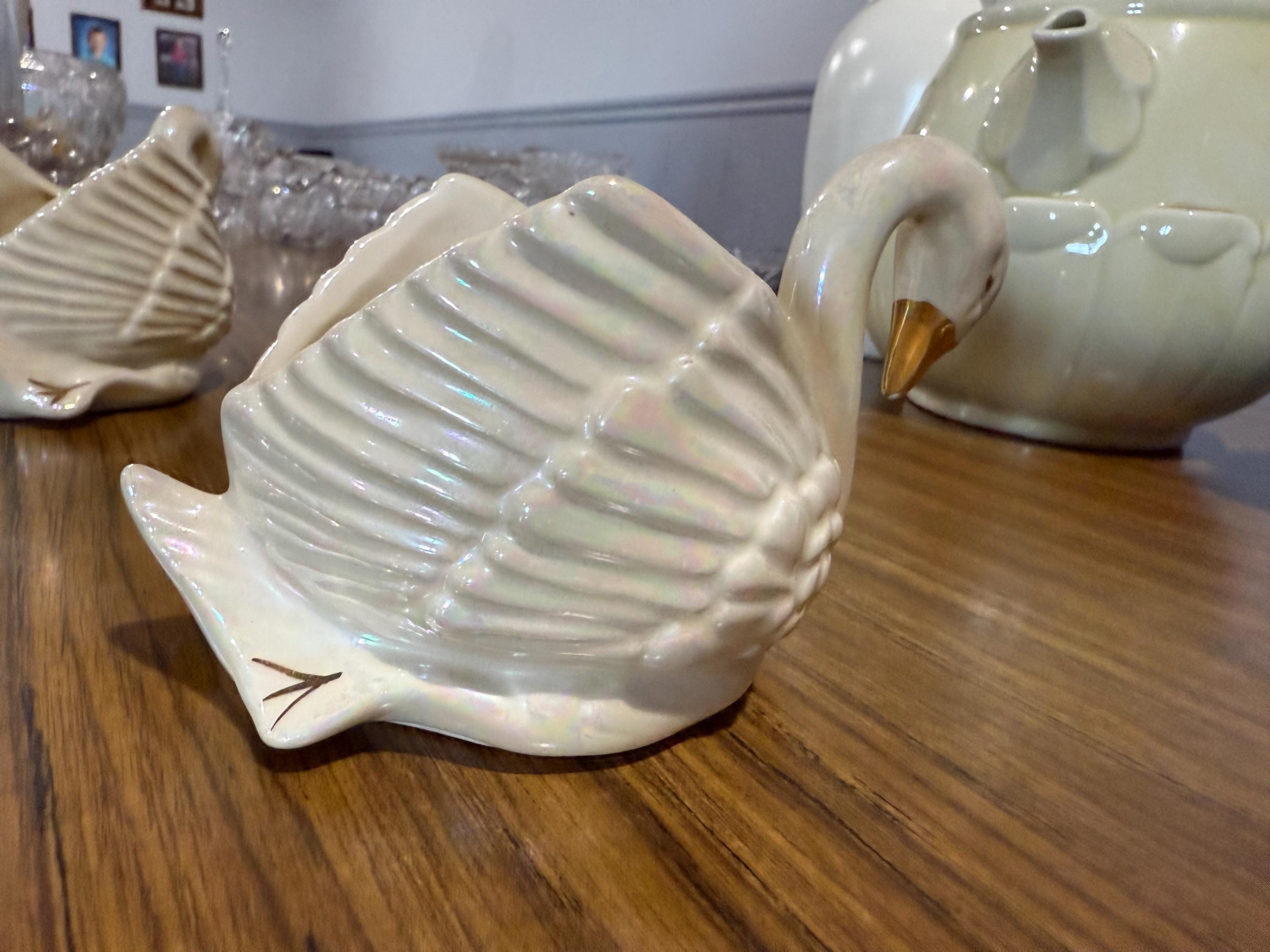 Bone China Swan - Etsy Canada