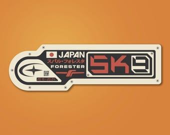 Subaru Forester Japan Badge SK9
