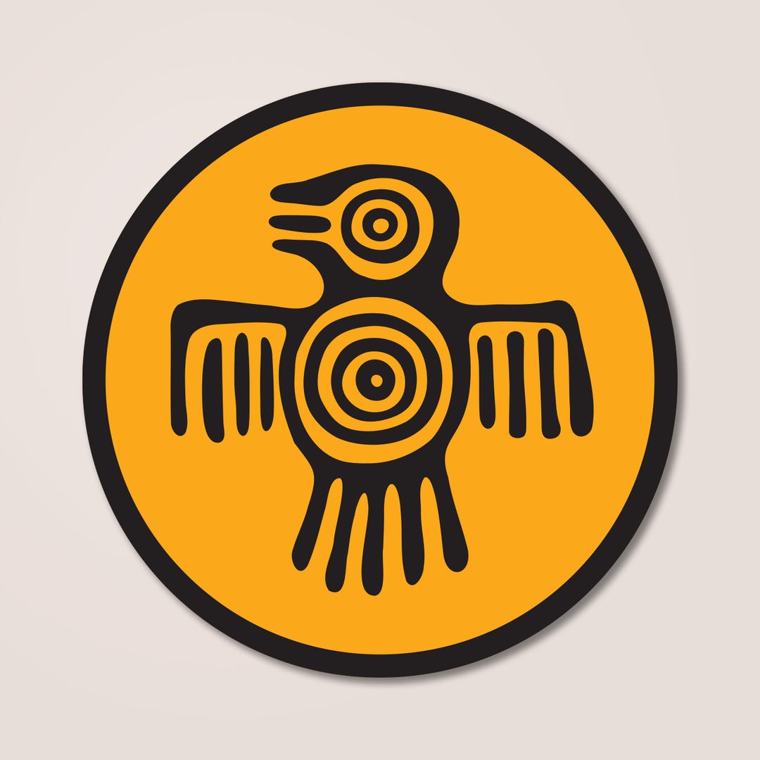 Aztec Spirit Bird Symbol - Etsy