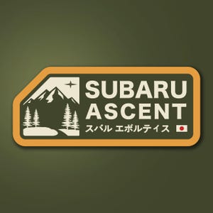 Subaru Ascent Sticker Badge