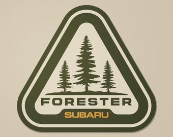 Forester Triangle Sticker