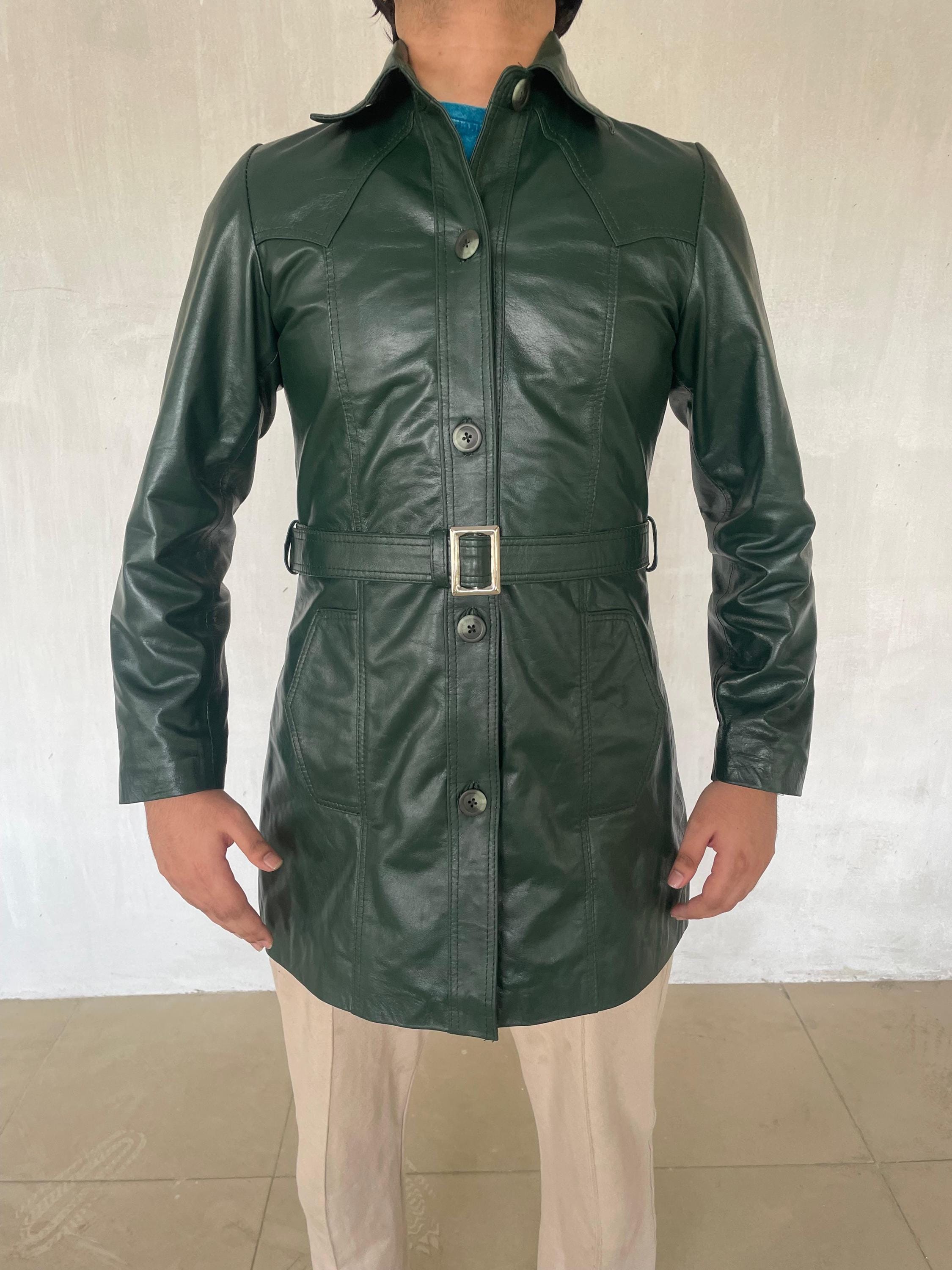 70s leather short jacket - Etsy 日本