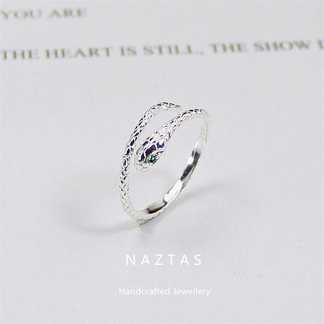Serpent Sterling Silver Ring