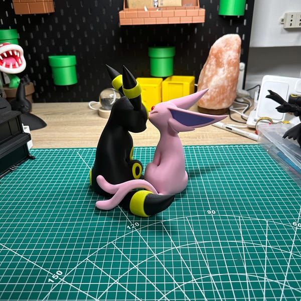 Espeon e Umbreon innamorati San Valentino