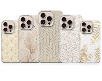 Funda de lujo dorada para teléfono, elegante funda de regalo para iPhone 17 Pro Max, 16e, 15, 14, 12 y Samsung S26 Ultra, S24 FE, A56, Pixel 10 XL, 10a, 9