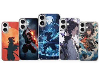 Funda de anime genial, funda de regalo con temática de acción para iPhone 17 Pro Max, 16e, 15, 14, 12 y Samsung S25 Ultra, S24 FE, A56, Pixel 10 XL, 9a, 8