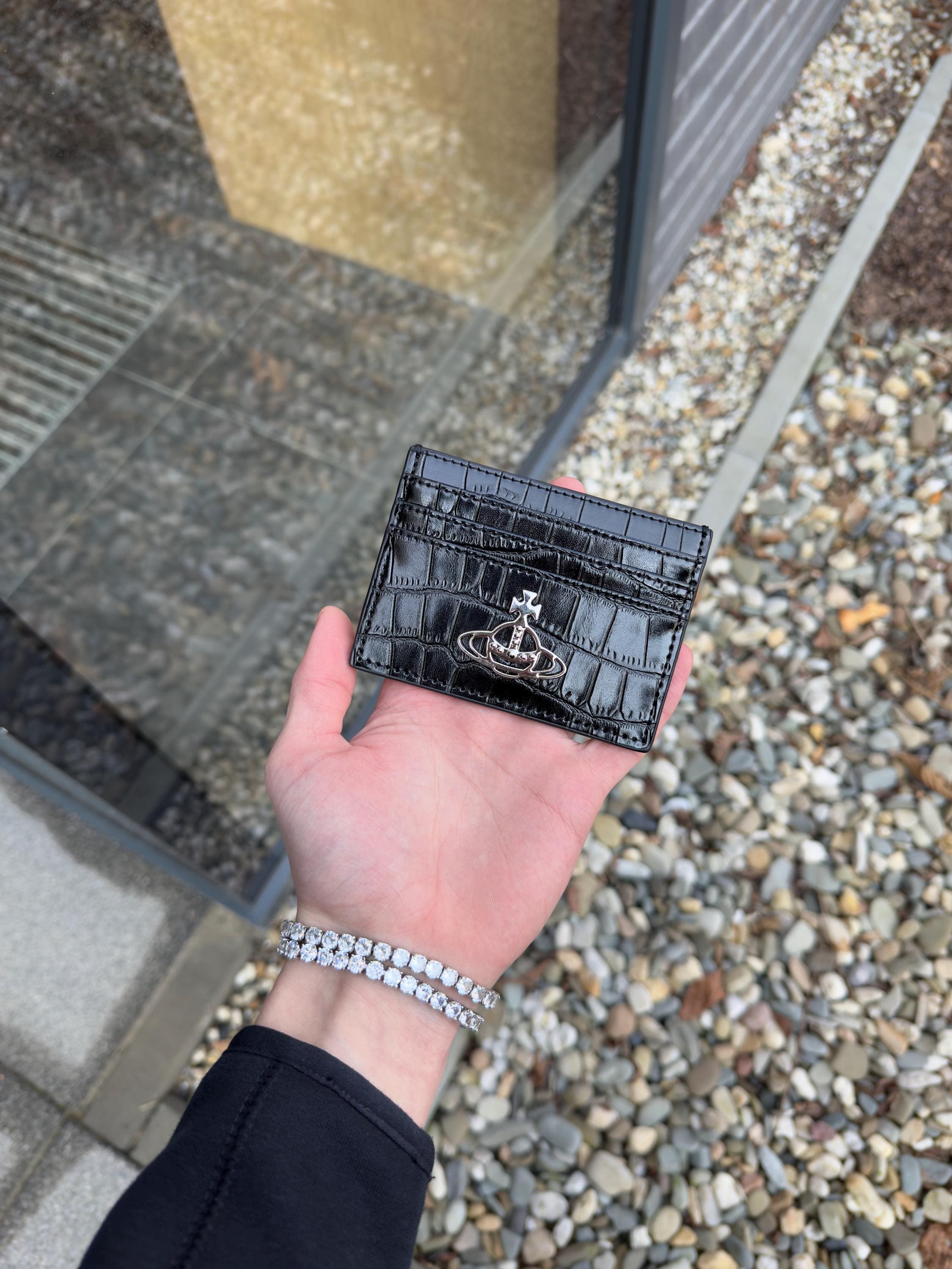 Vivienne Westwood チャーム付ブレスレット リストバンド レザー