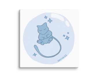 Bubble Mew von Sauvage - Leinwand 30cm x 30cm