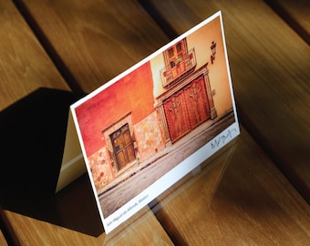 Notecard with photo, Mexico, San Miguel de Allende