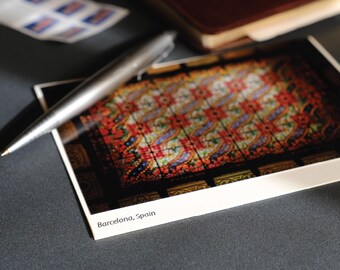 Notecard with photo, Spain, Barcelona
