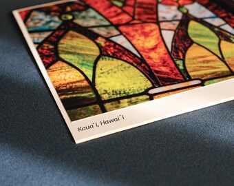 Notecard with photo, Hawaii, Kauai